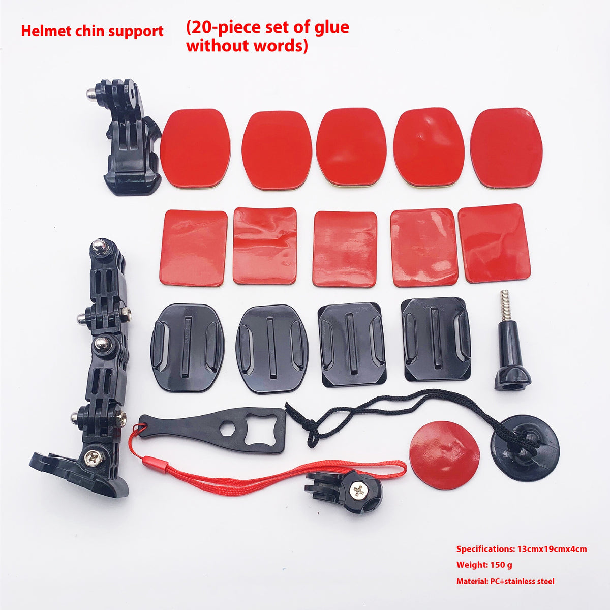 Casque de moto Chin Support fixe Accessoire