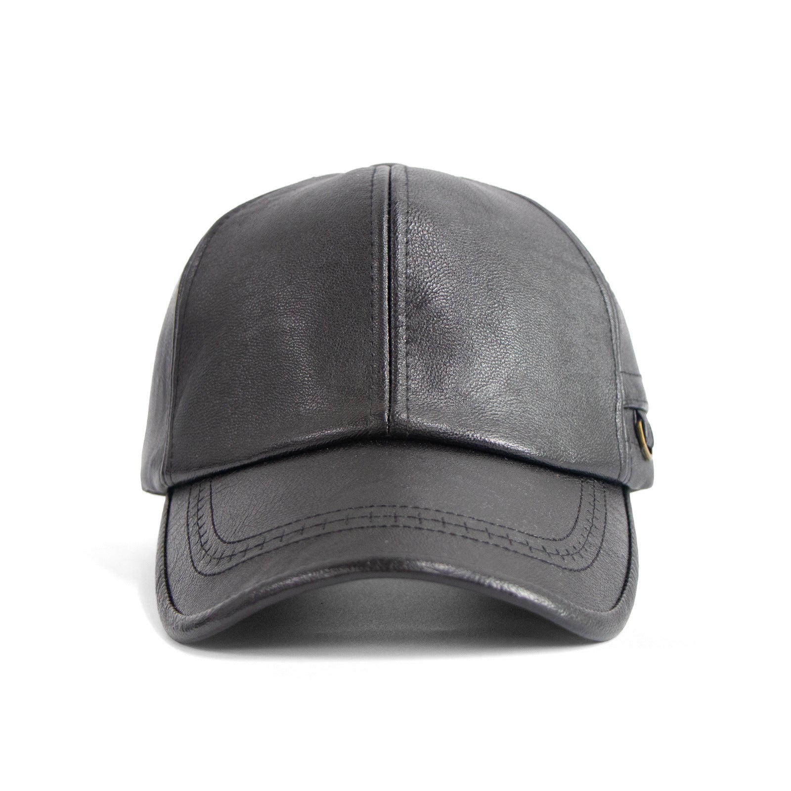 Chapeau de baseball en cuir PU printemps automne Modeable simple Snapback Hat pour les hommes