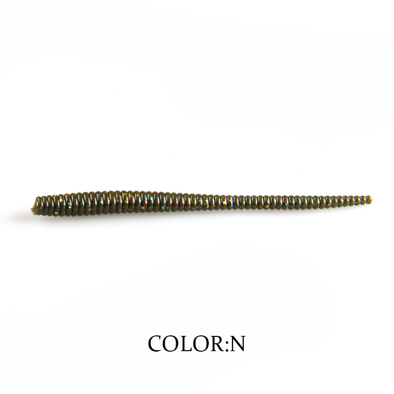 Larve 8cm Road Subsoft Bait Monochrome avec sel