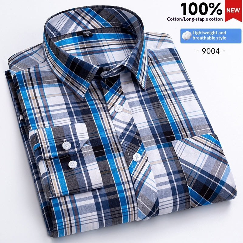 Hommes Plaid Shirt Fashionable Casual Shirt