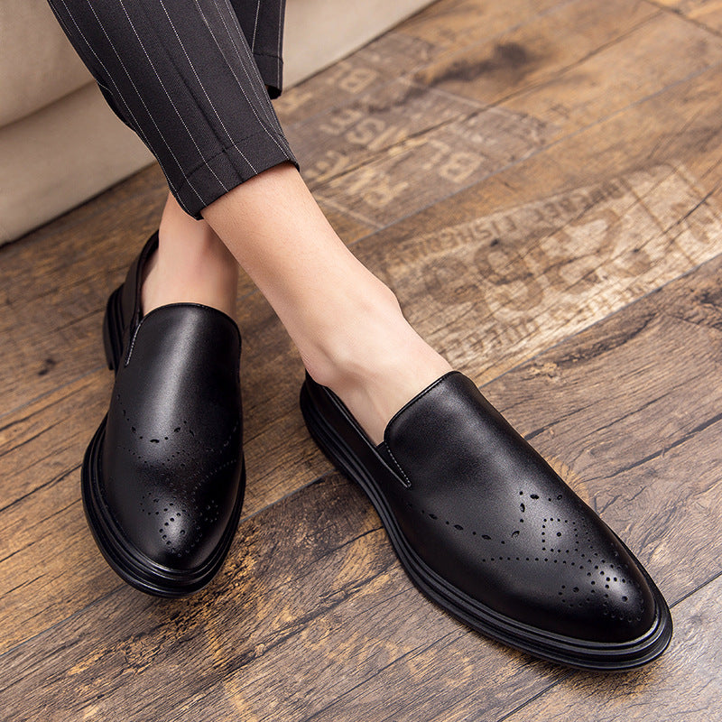 Chaussures en cuir pour hommes de grande taille