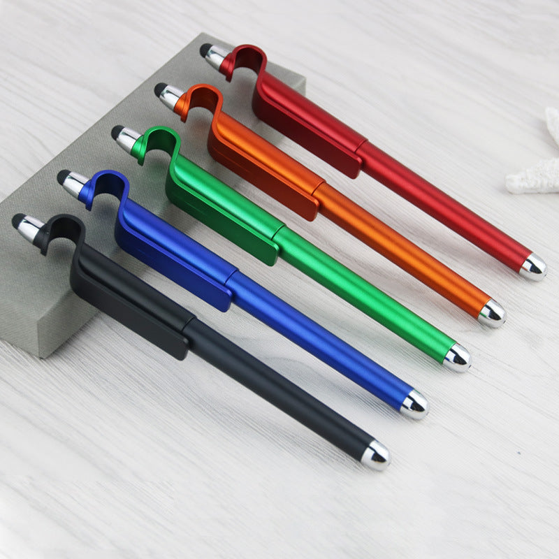 Stylo d'écran tactile pour support de téléphone mobile multifonction