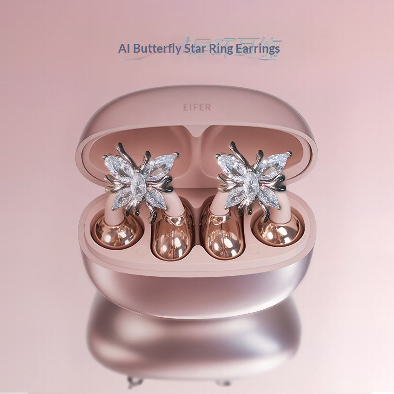 Butterfly-style Bluetooth earphones