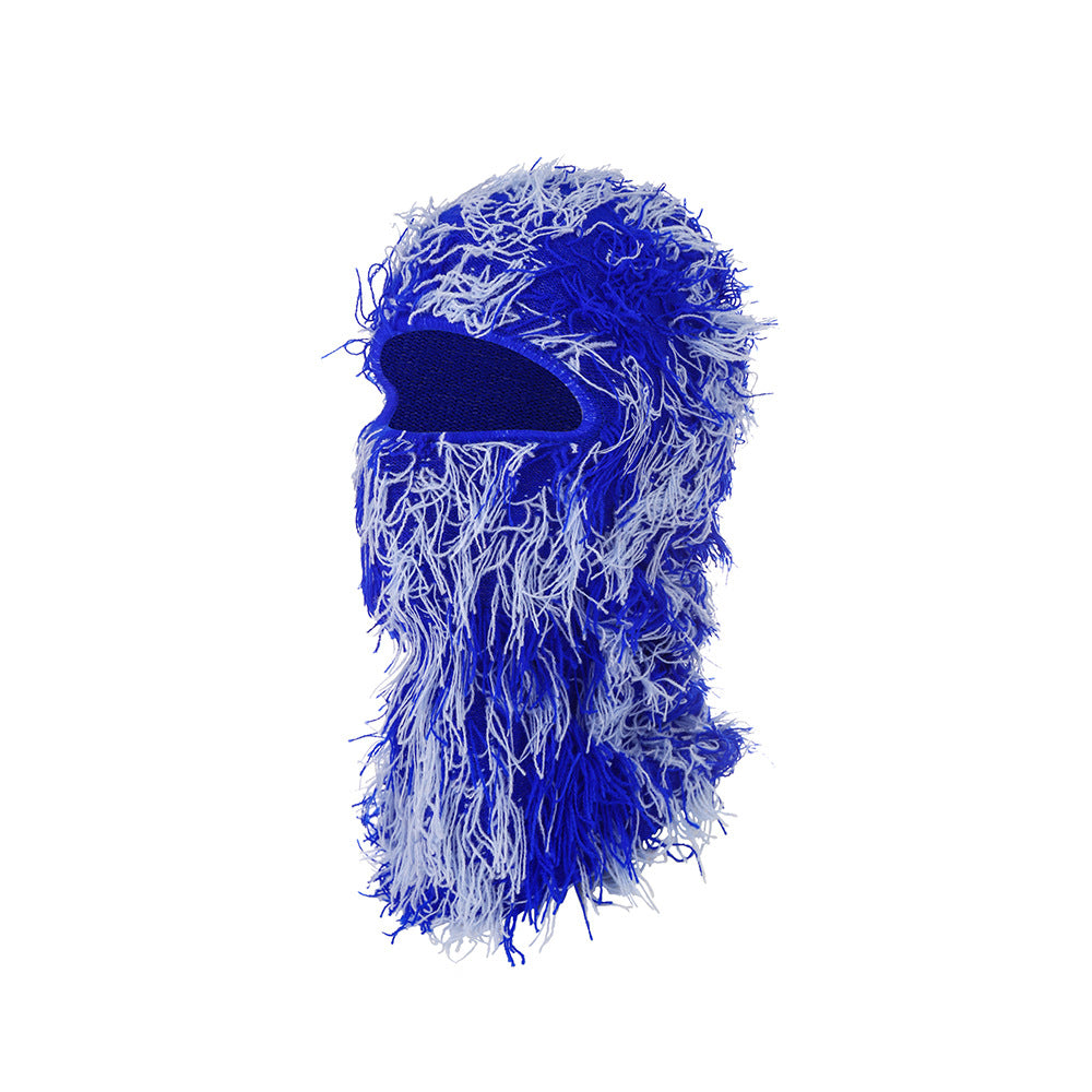 Masque de visage chaud tricoté européen et américain