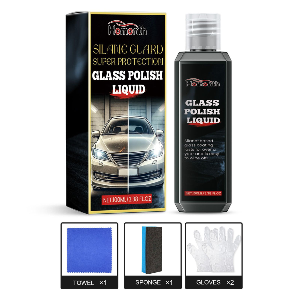 HOMONTH Automotive verre polonais Kit liquide