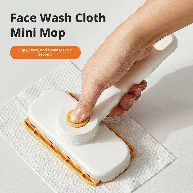 Serviette faciale petite mop-jaune-1 pièce