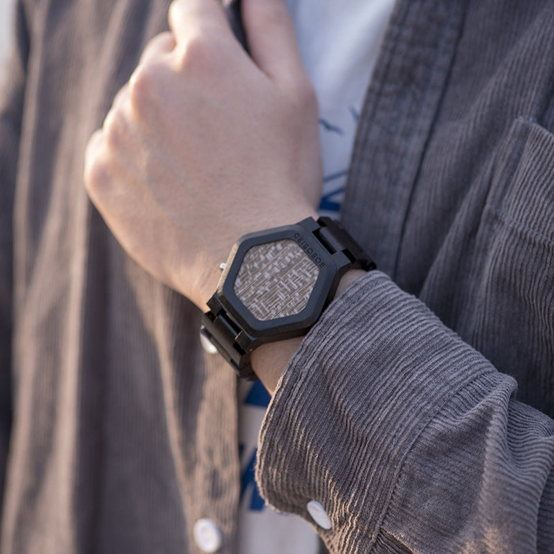 BOBO BIRD Homme Montre en bois