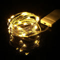 6 Pack 20 LEDs Batterie actionné Mini LED fil de cuivre chaîne Fée lumières Part 2m---1PCS Wa