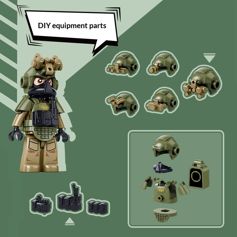 Jouet modèle militaire d'hélicoptère à usage général