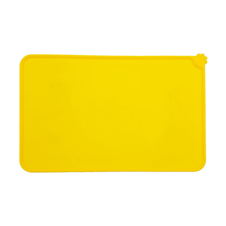 Nourriture Grade Silicone Pet Placemat Square Waterproof Non-Slip Diet Mat Cat Dog Pet Pad