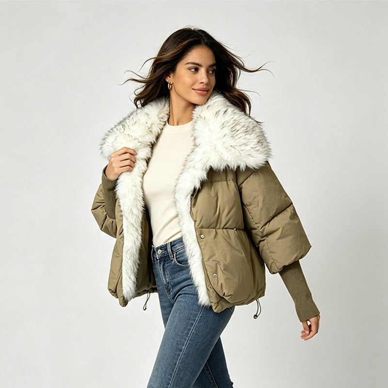 Manteau pour femmes de Parka doublé de laine