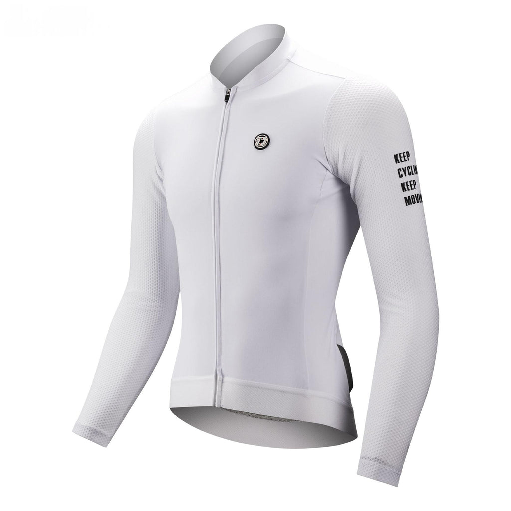 Cycling Suit Long Sleeved Top UV résistant à l'humidité Wicking and Sweat Wicking