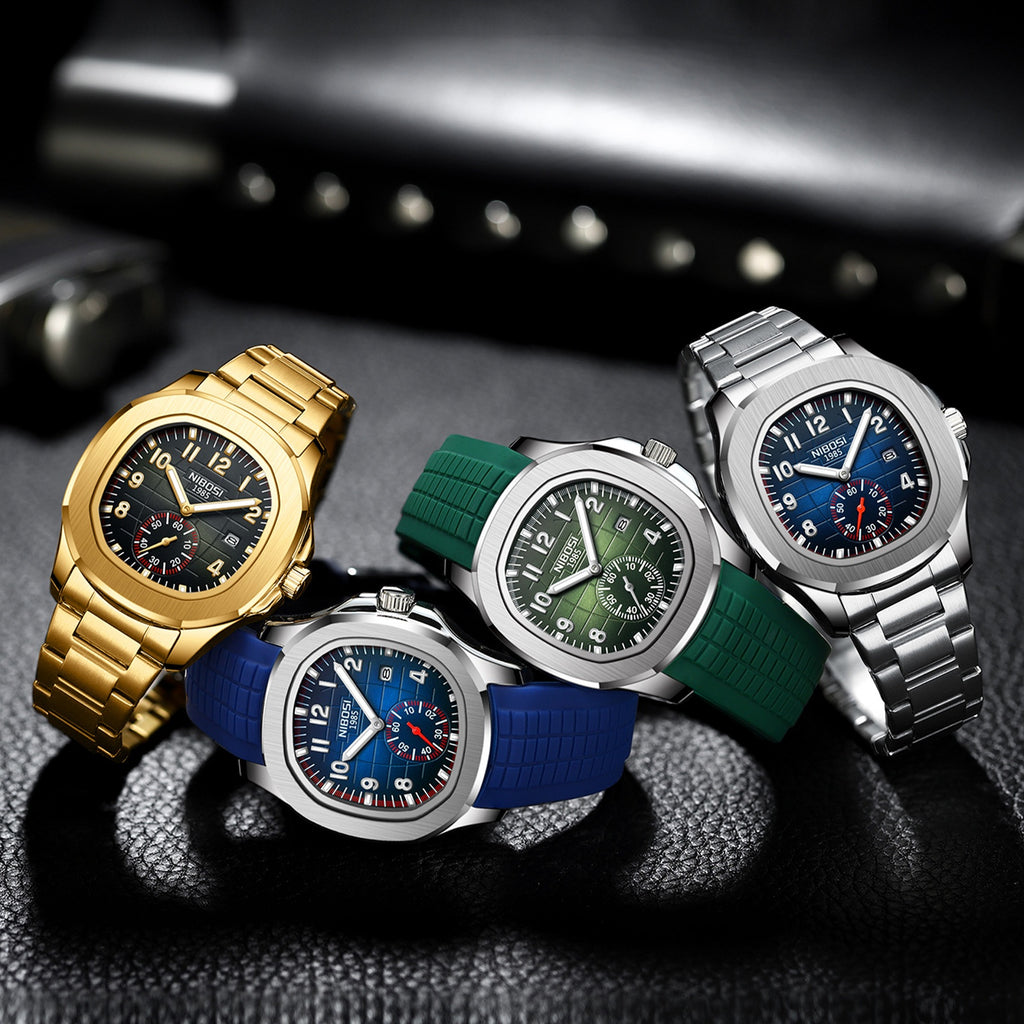Montre Imperméable Lumineuse Quartz Homme multifonctionnelle
