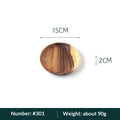 Approvisionnement direct en usine Acacia Saucer en bois massif Restaurant Plateau de fruits