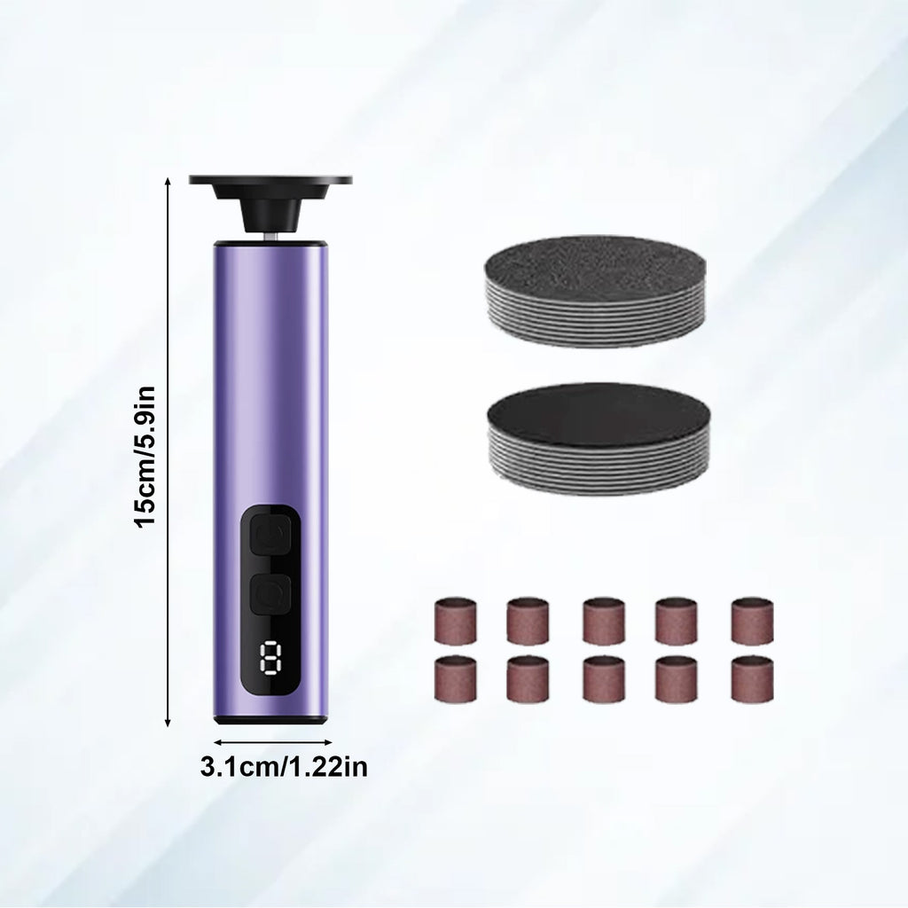 2-en-1 pied et aide aux ongles – 9 réglages de vitesse