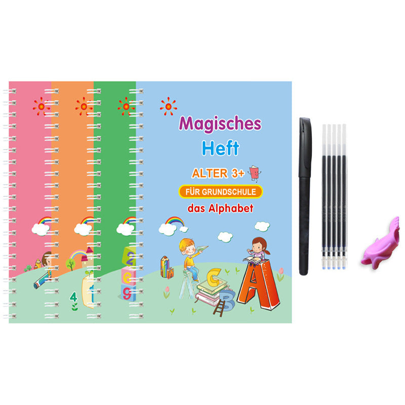 Conseil de pratique de la calligraphie anglaise pour enfants Français Allemand Peinture Magie Anglais