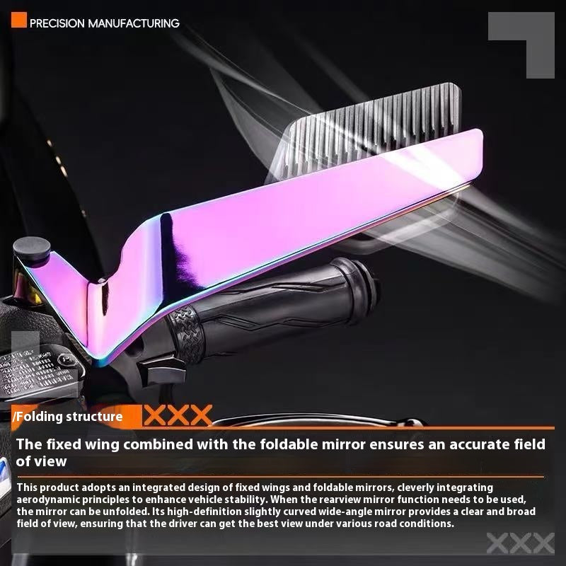 Moto électrique voiture modifié Spoiler rétroviseur miroir