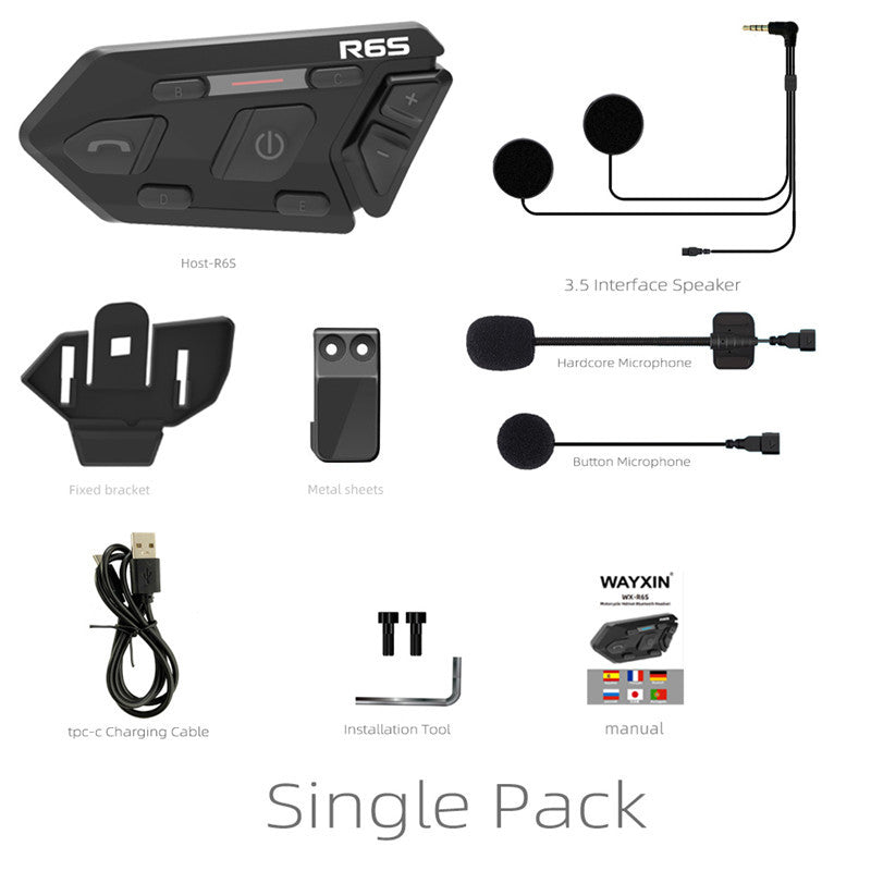 Casque de moto étanche compatible avec le Bluetooth