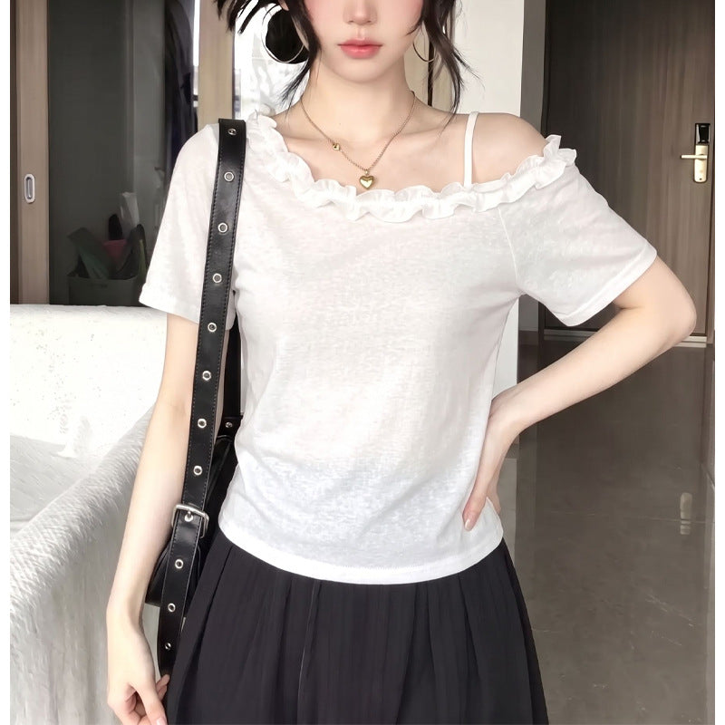 Camisole à manches courtes pour femmes à manches courtes