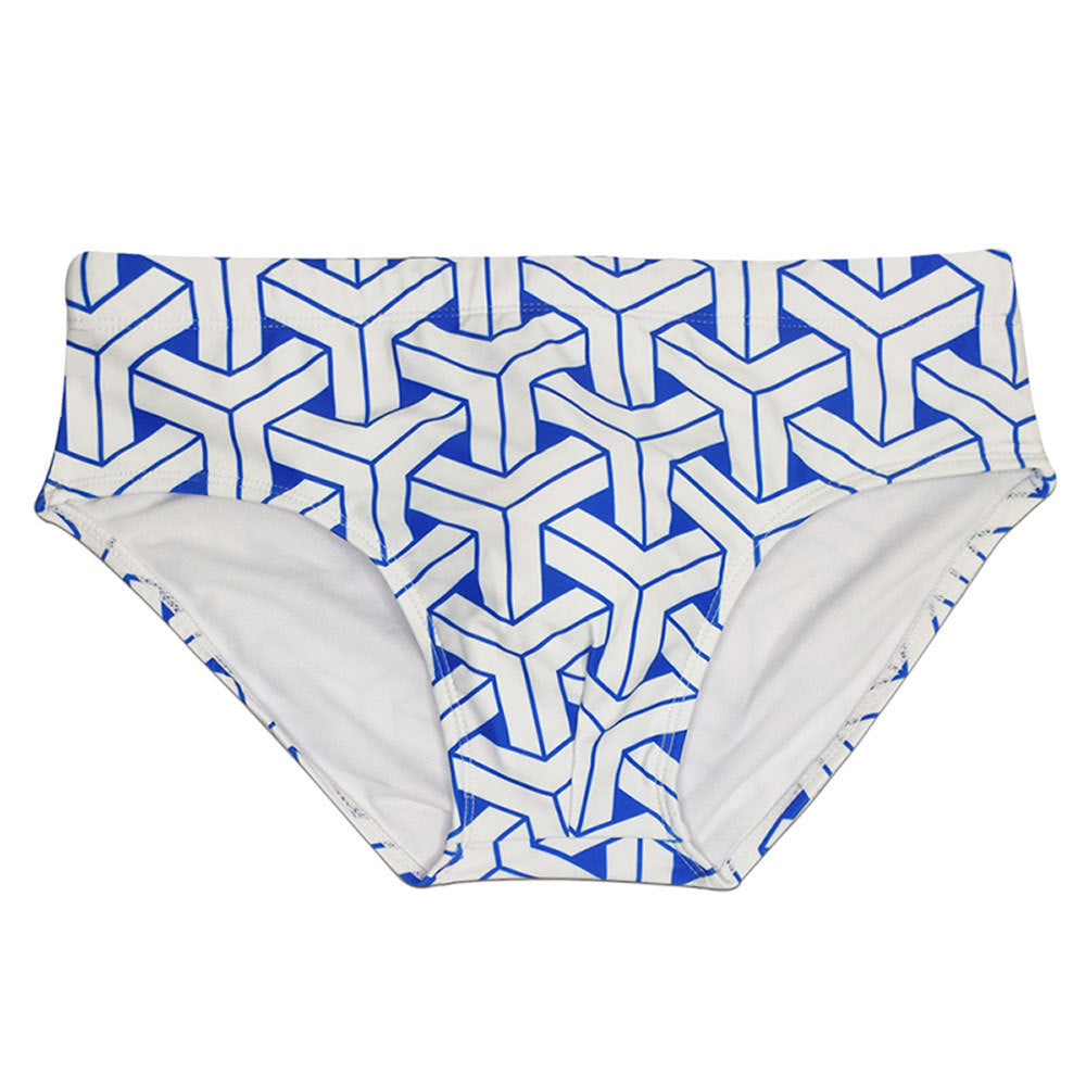 Trunks de natation triangulaire imprimés pour hommes