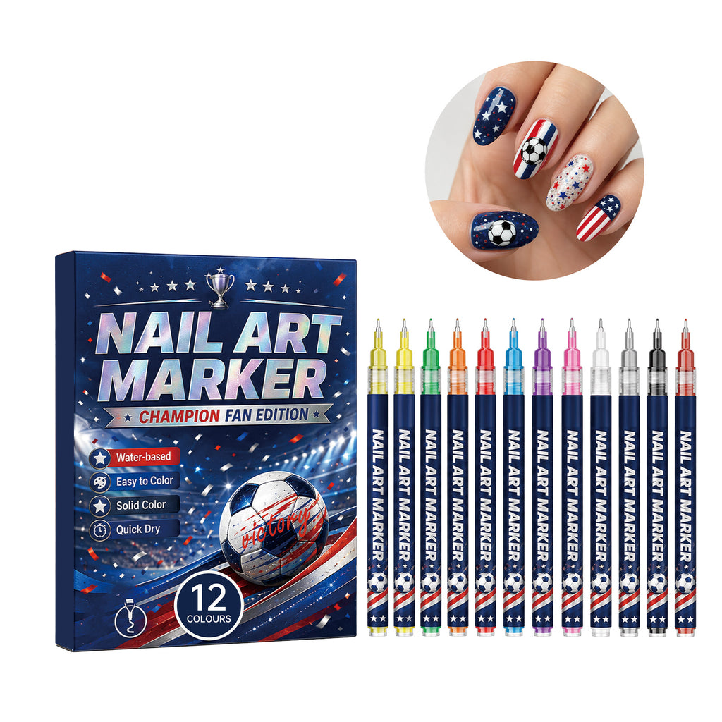 Coupe du monde de stylo Art de ongles