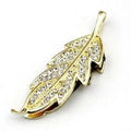 Crystal Jewelry Leaf USB Flash Drive Couple Personality Maple Leaf Fashion