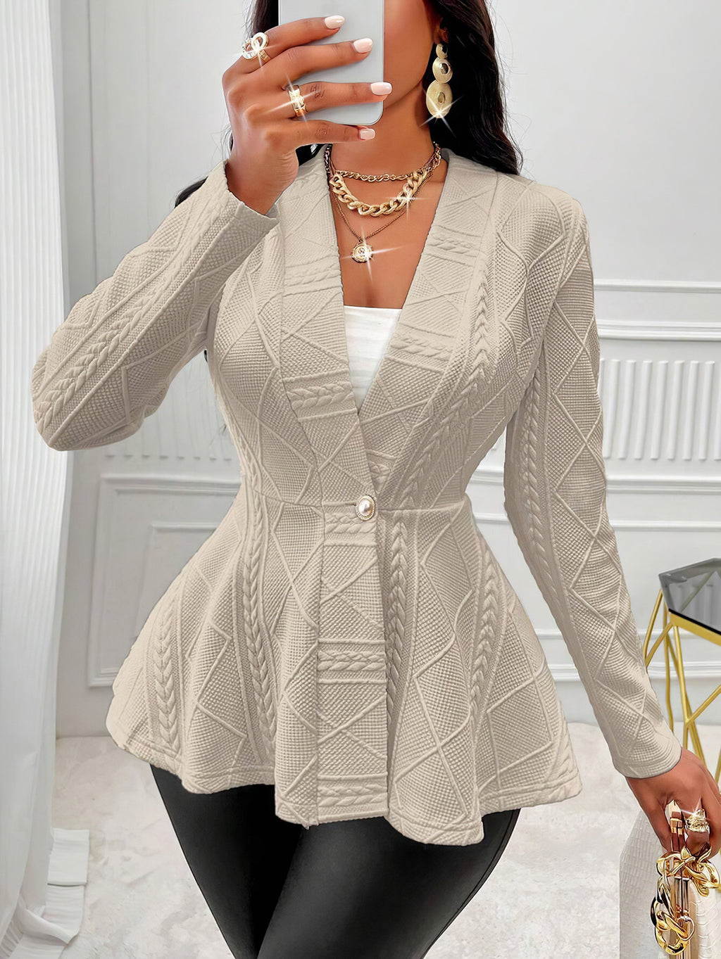 Commerce extérieur Vêtements de femmes européens et américains Automne Aliexpress Amazon épaissi Sl