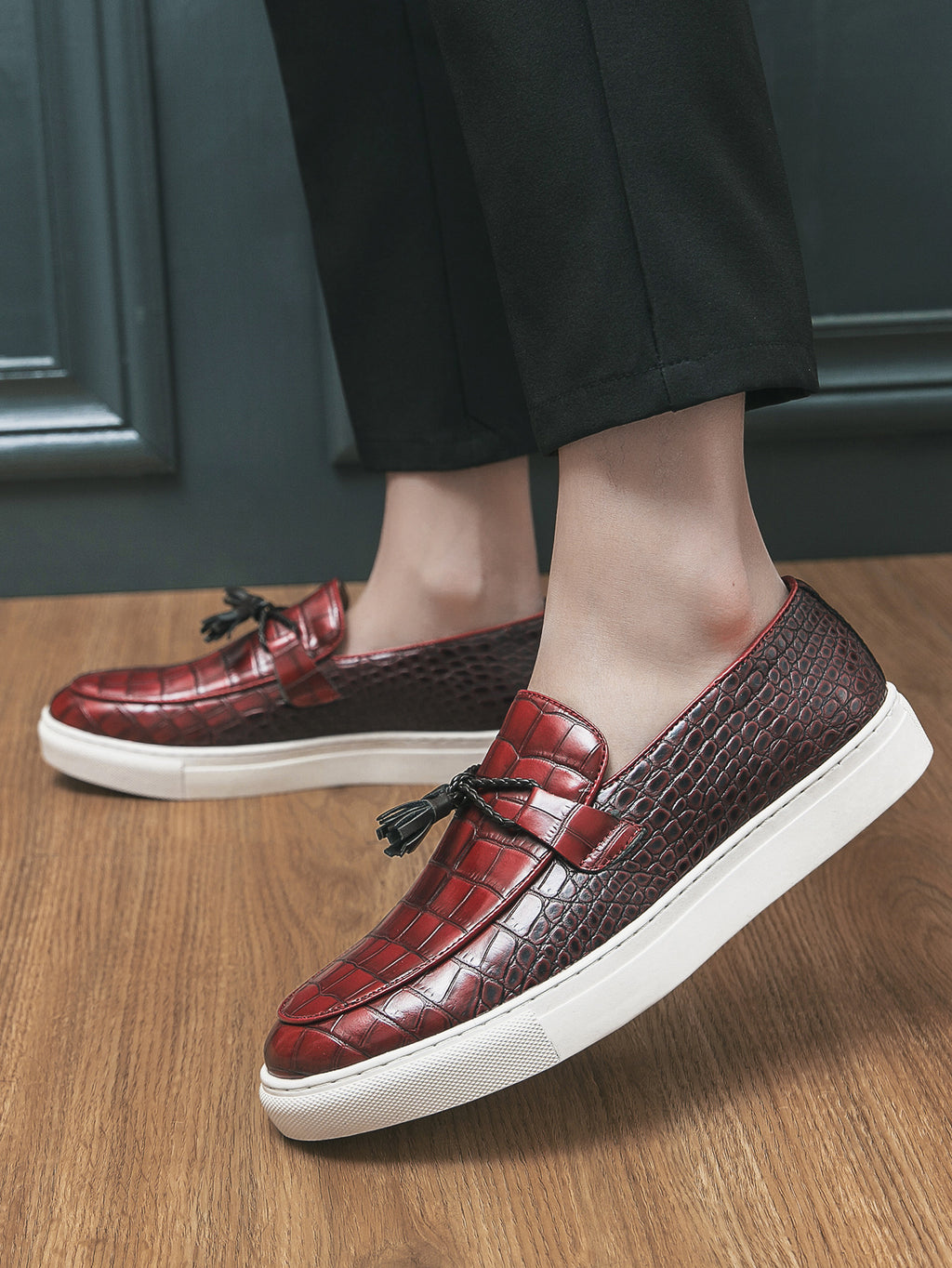 Plus Taille Mode Tassel Sneakers Hommes Casual Youth