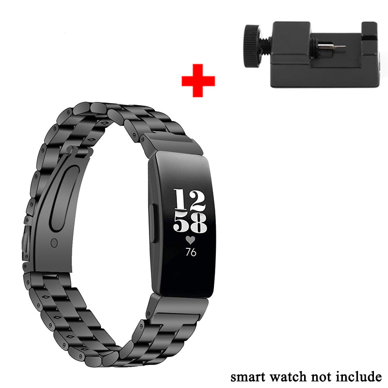 Bracelet de remplacement en métal massif en acier inoxydable