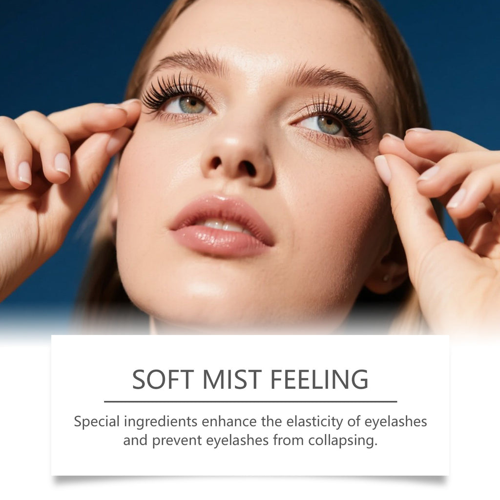 Série de mascaras tridimensionnelles épaisses Une variété de maquillage de couleur lisse