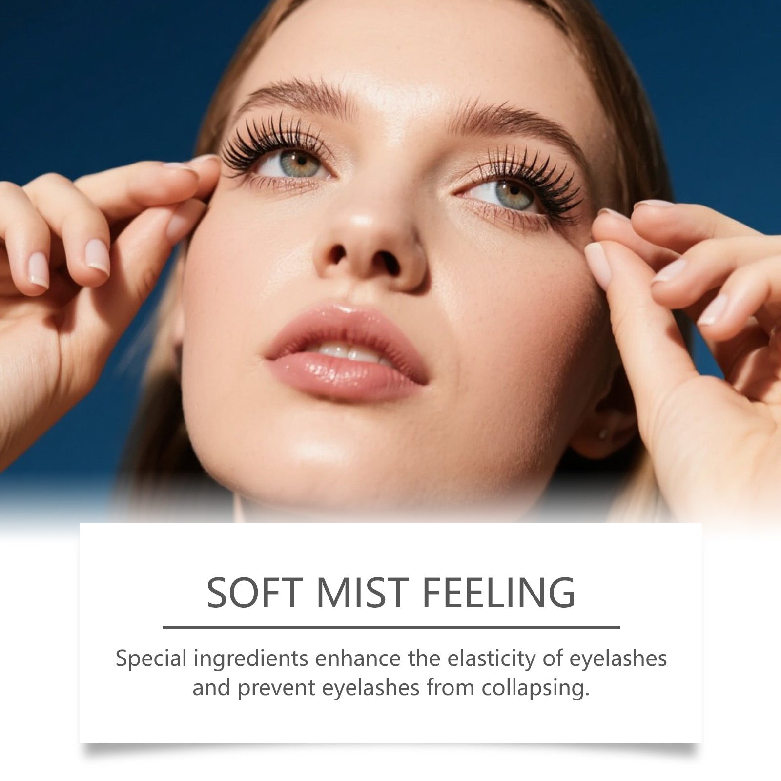 Série de mascaras tridimensionnelles épaisses Une variété de maquillage de couleur lisse