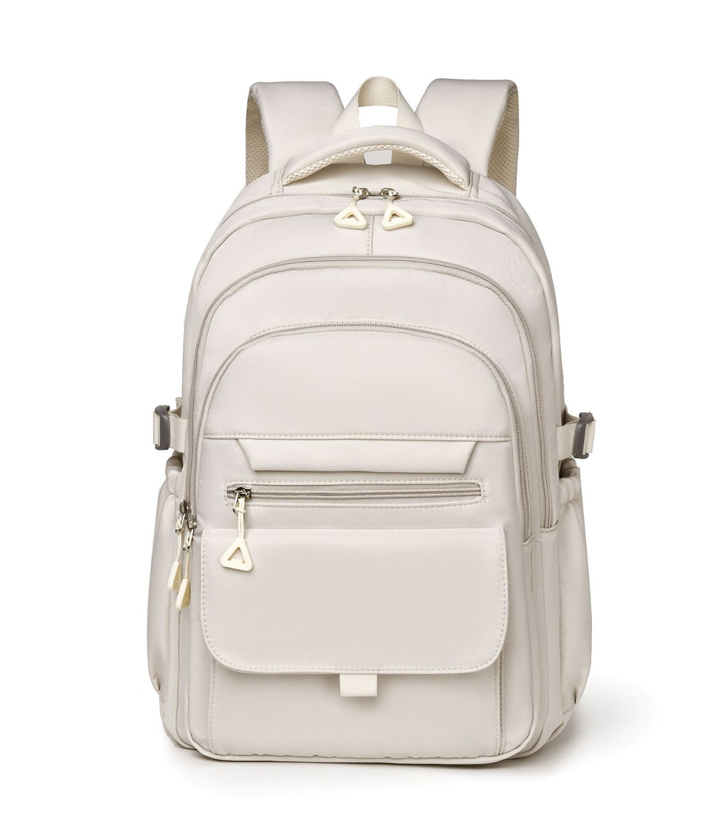 Sac à dos pour étudiant polyvalent de couleur solide