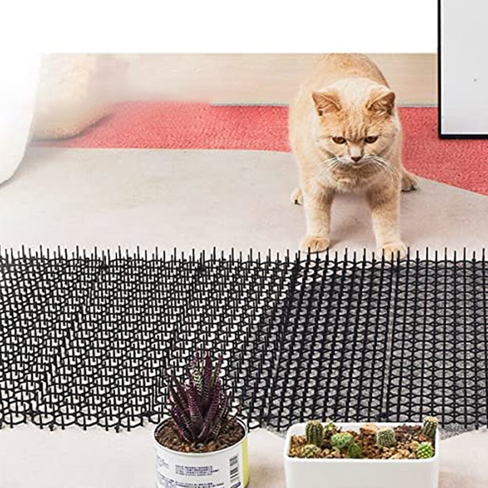 6x Cat Scat Mat Spike Chien Anti-Cat Peste Déterrent Obscurcisseur animal Uk