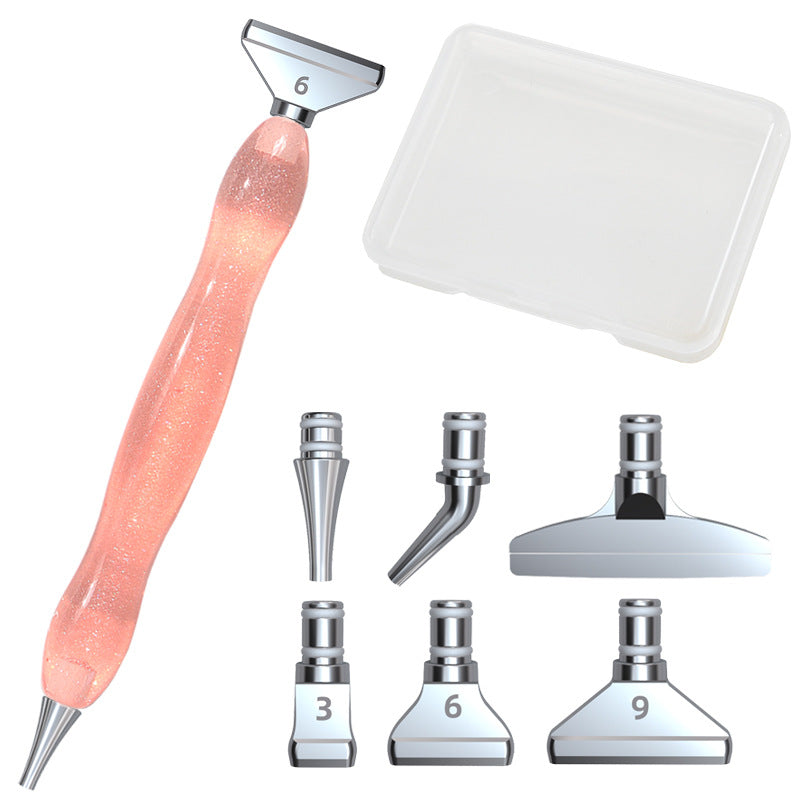 Ensemble d'outils de peinture diamant alliage tête de stylo bricolage