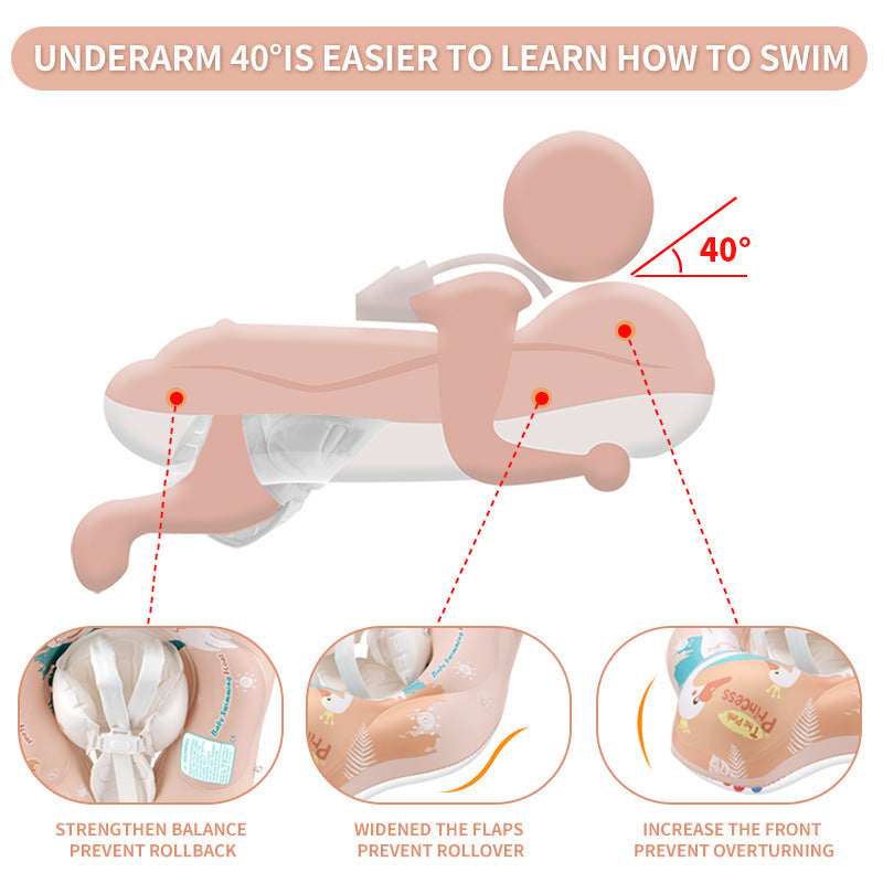 Baby Sun Protection Sunshade Swan Baignade Anneau