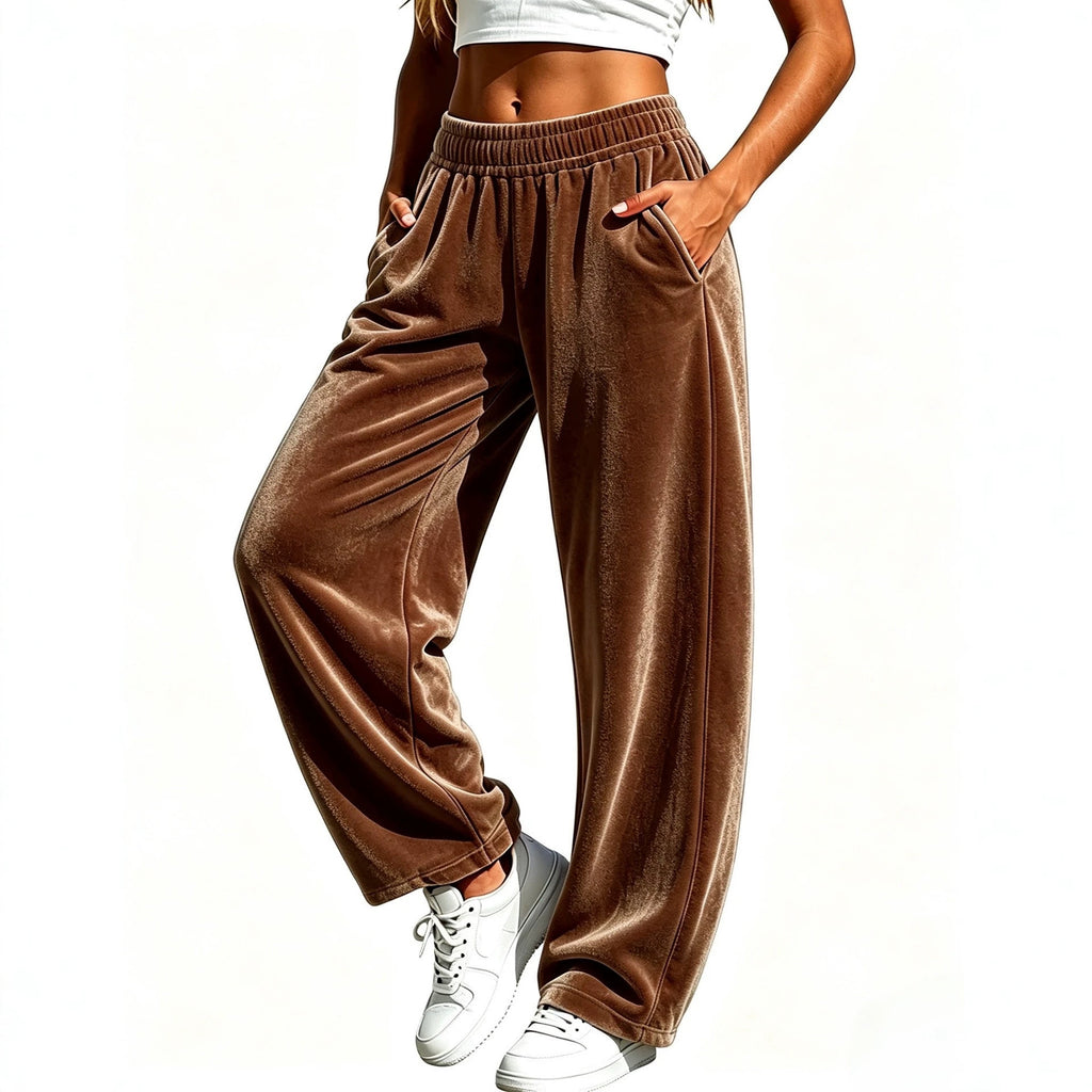 Pantalons à la mode pour femmes Sportif-casual