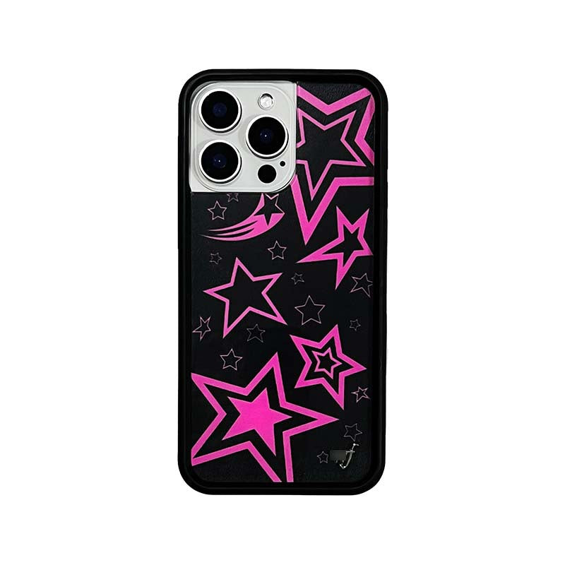 Étui de téléphone Star Strawberry à la fraise entièrement inclus