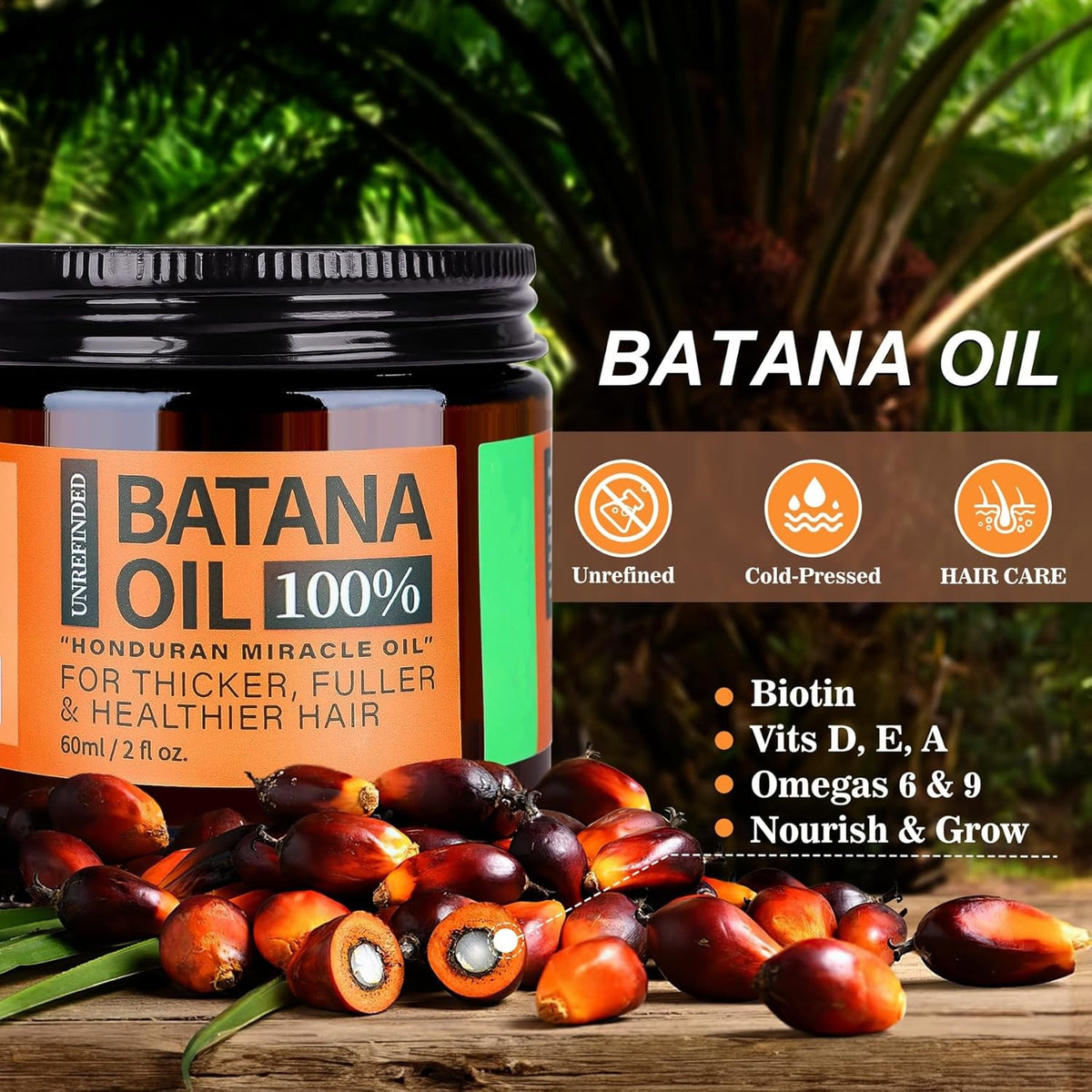 Batana huile réparation lissant cheveux nourissant Sérum