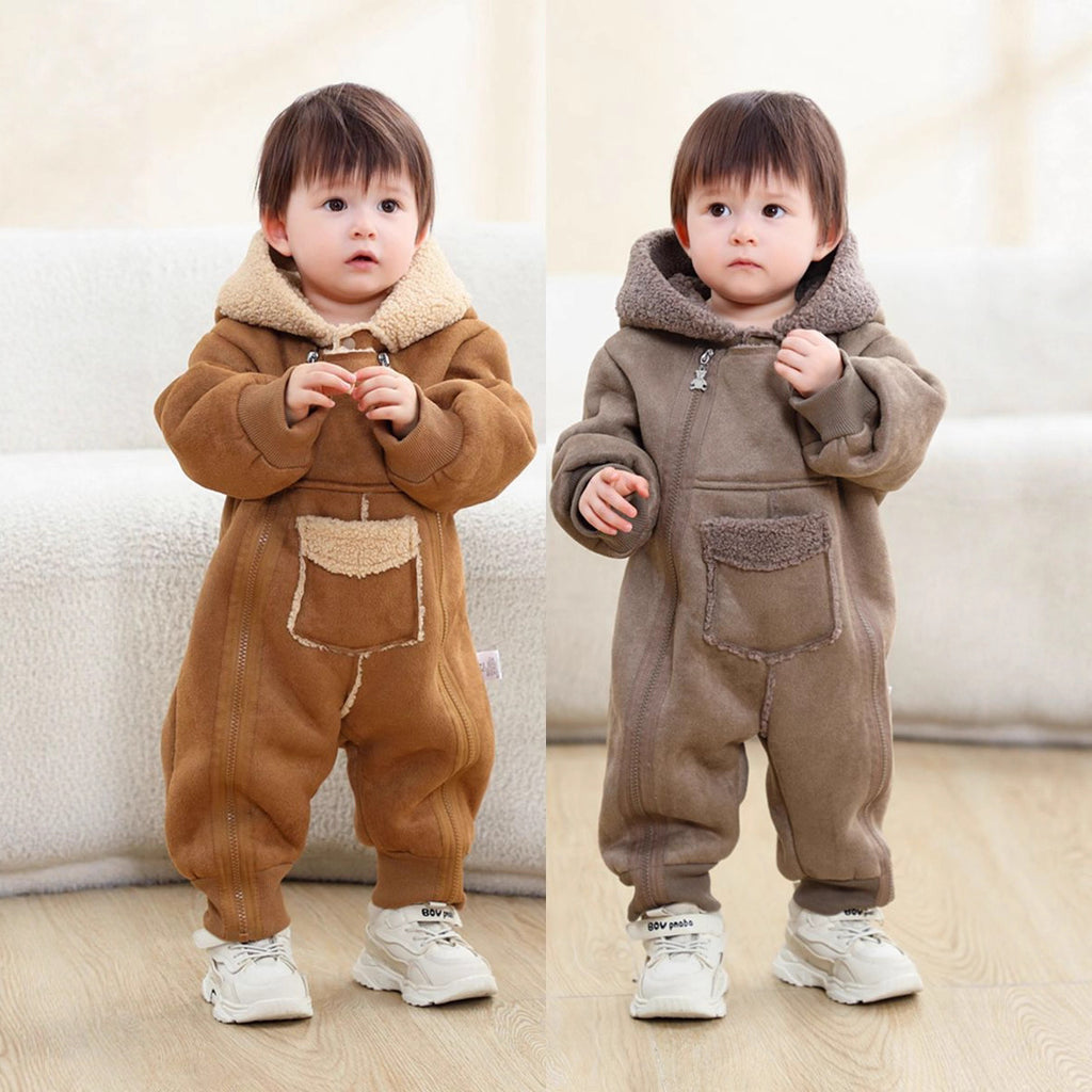 Autumn Thermal Romper for Babies