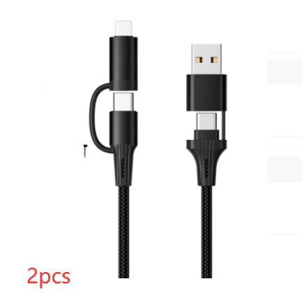 Câble de recharge multifonction multi-tête 60W