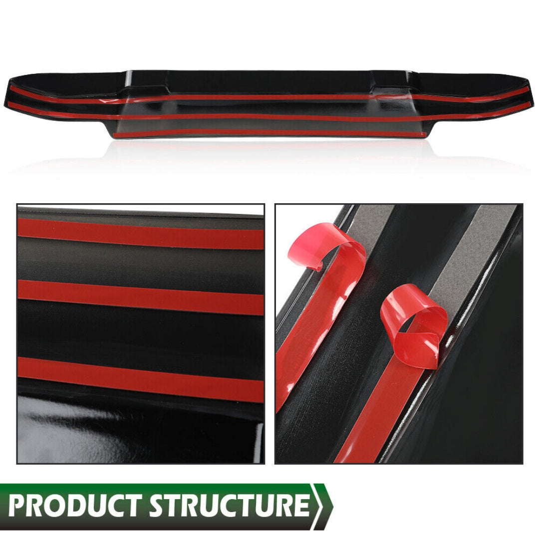 Pour 2020-2023 Land Rover Defender 110 Arrière Toit Spoiler Wing Glossy Black