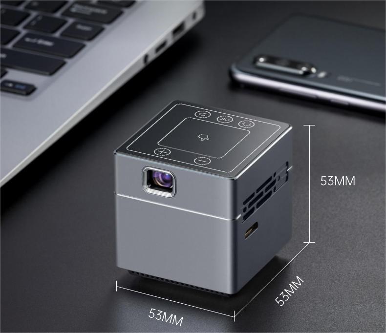 Petite connexion à main sans fil de projecteur HD portable