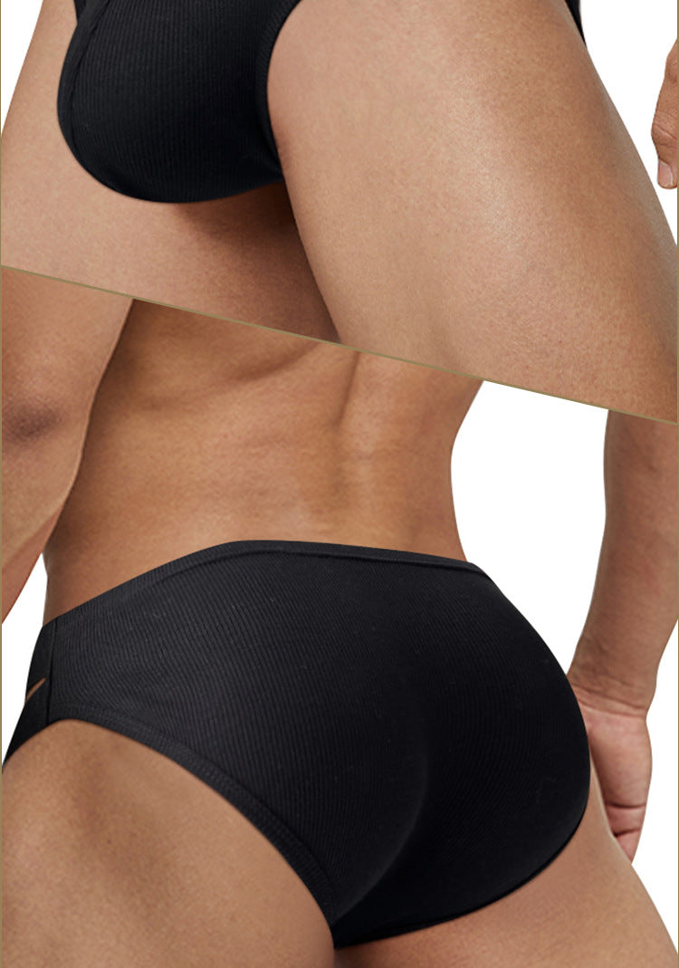 Sexy Side Slips Double Ceinture Style National Homme Empossed Pattern High Slit Sports Low Wa