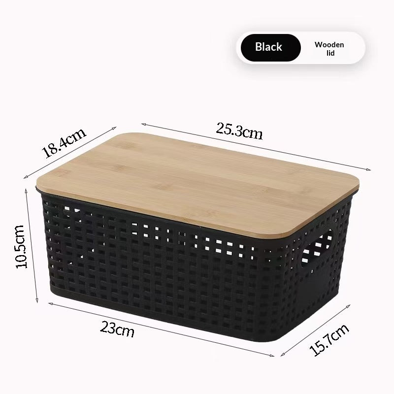 Panier de rangement en plastique creux