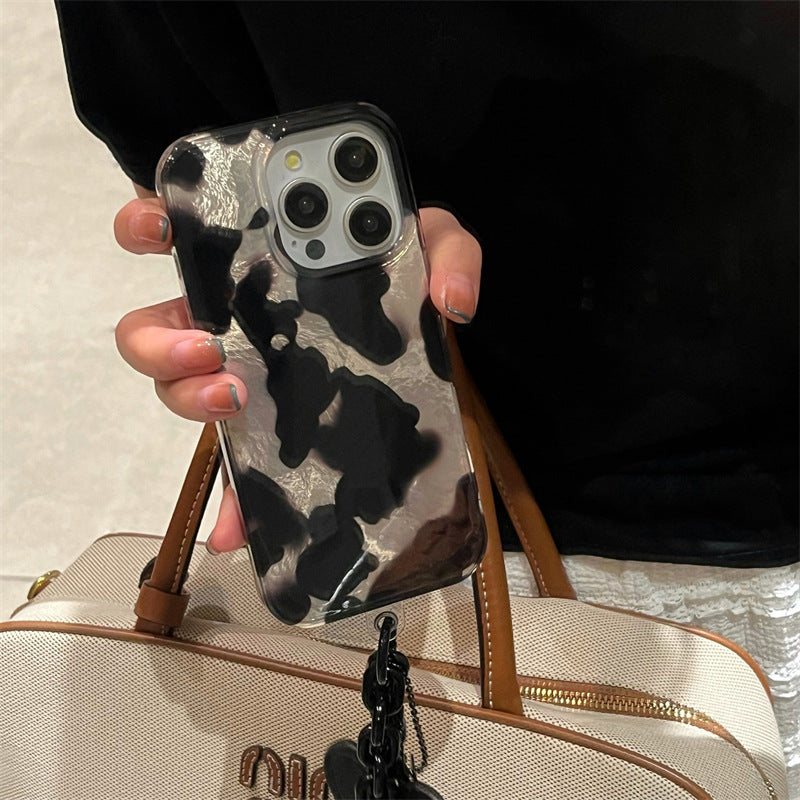 Cold Wind Black Splash Enk Patch Téléphone Case