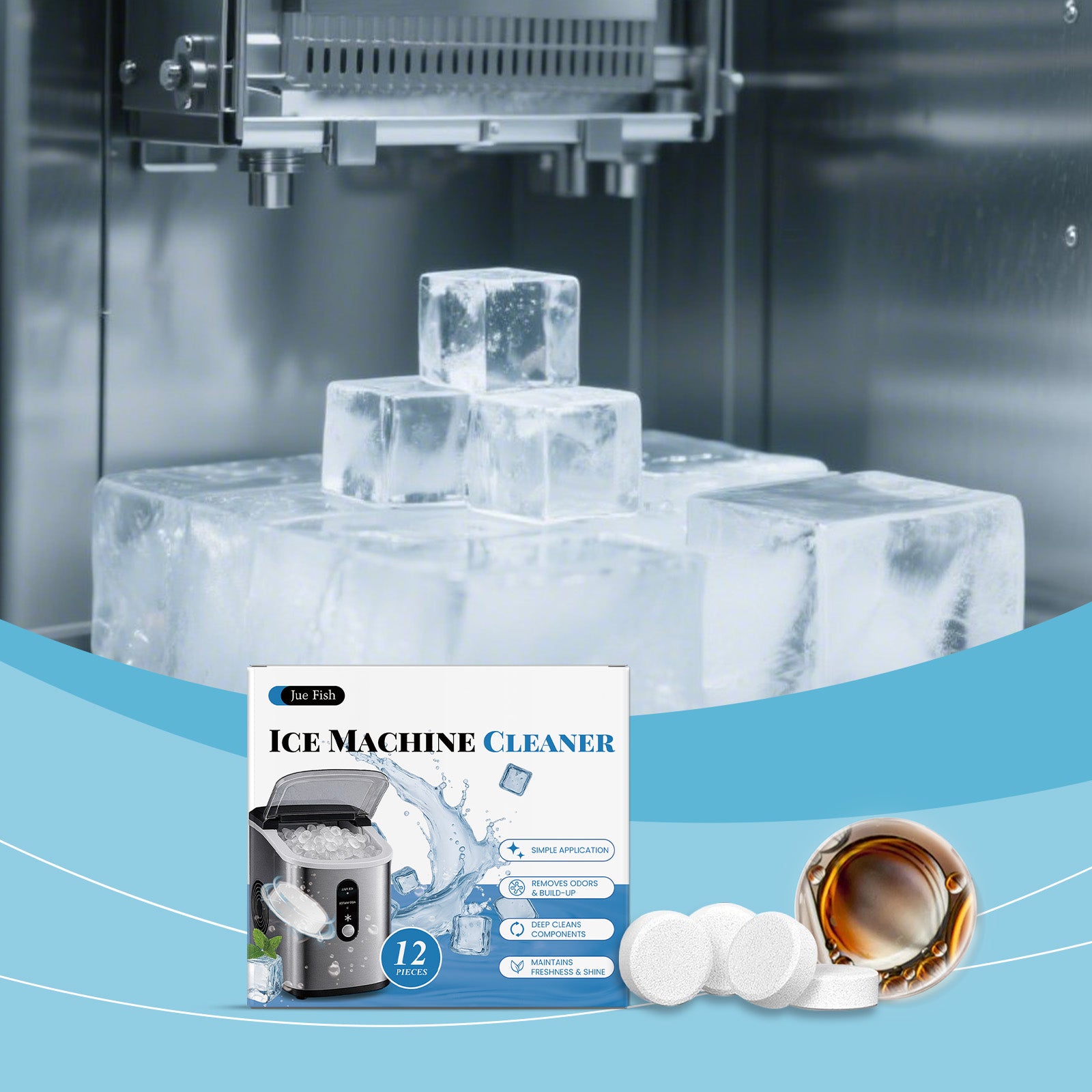 Machine à glace feuille de décapage 12pcs1box