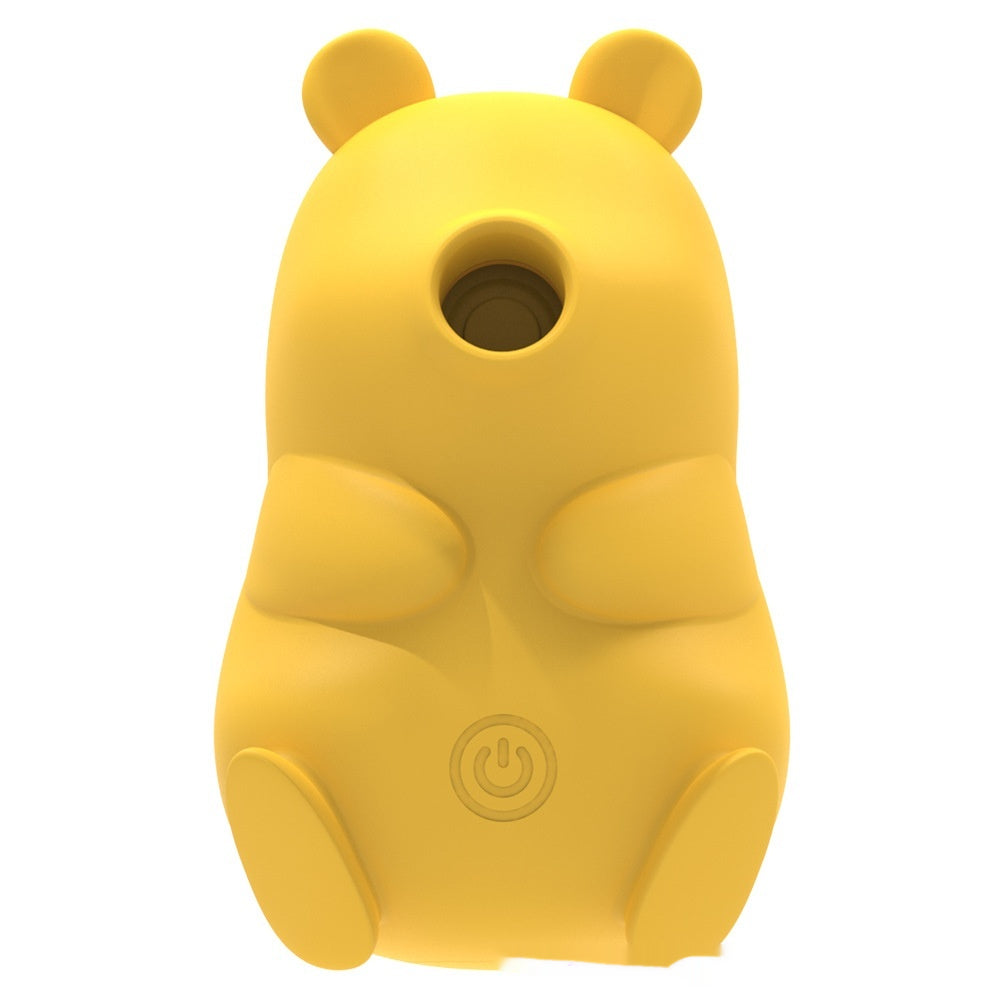 Jouet mignon ours dispositif de massage sucant
