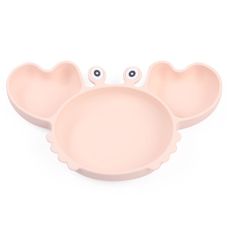 Plaque de coutellerie fractionnée en silicone pour nourrissons
