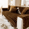 Lapin en peluche Canapé Coussin d'hiver Épaisseur polaire Simple