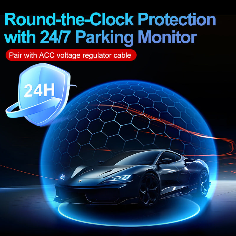 4K HD double caméra Car d'enregistrement avant et arrière DVR Avec connectivité téléphonique